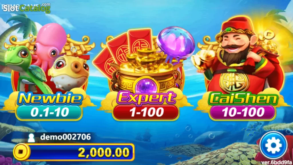 The first game store is available in Cai Shen Fish Game